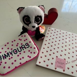 Adorable Valentine Gift Bundle!  All new with tags Kate Spade, Dabney Lee, TY